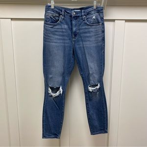GOOD AMERICAN Good Legs Crop Jean, Size 10/30